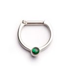 Threaded clicker with green threaded end