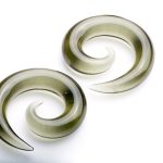 Green spirals from Gorilla Glass