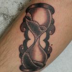 Tattoo by James Jameserson, hourglass
