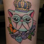 Tattoo by James Jameserson, musch the cat