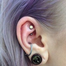 rook piercing by Tabatha Andreason