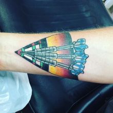 arrows tattoo by Teemu Kilz
